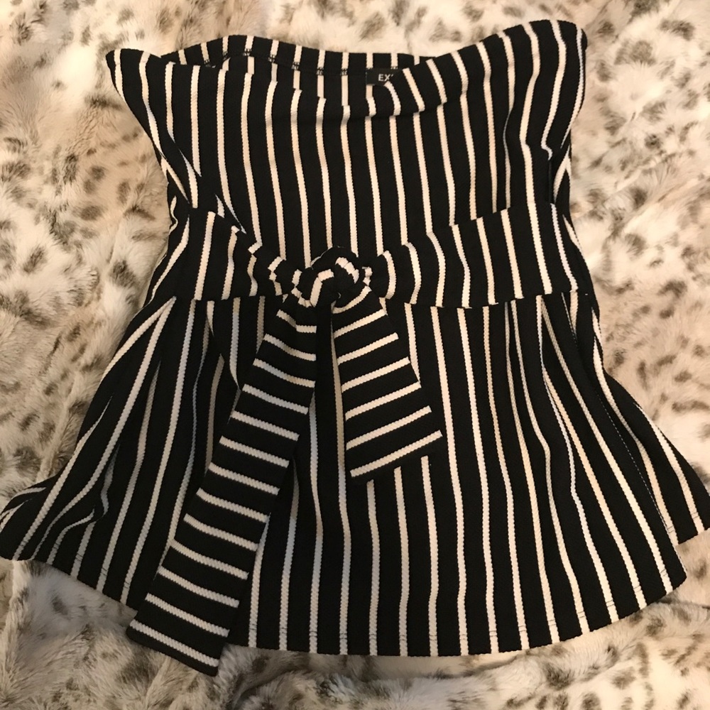 Striped Express Tube Top